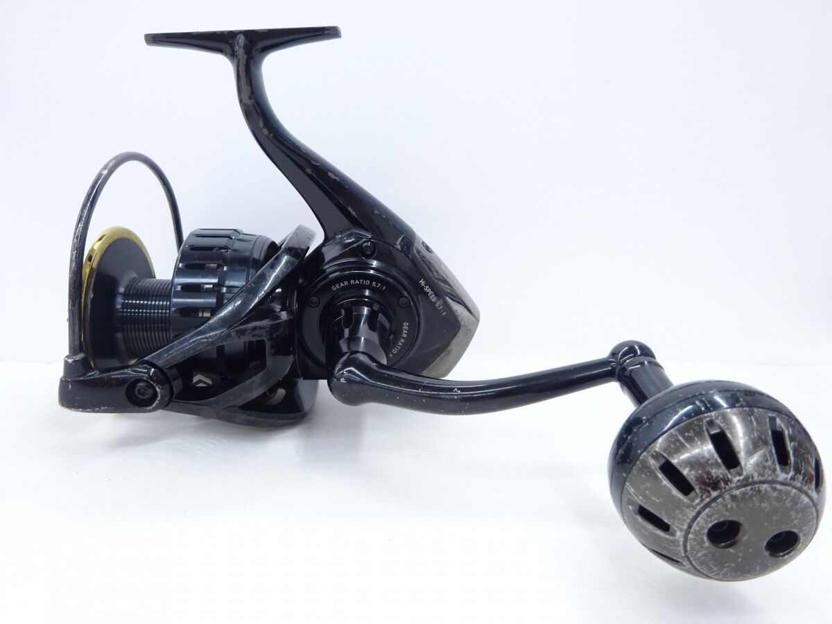 DAIWA 15 Saltiga 7000H Dogfight Big Gme Reel Used From Japan DAIWA 15 Saltiga 7000H Dogfight Big Gme Reel Used From Japan