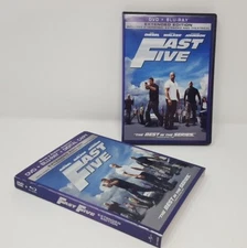 Fast Five (Blu-ray/DVD, 2011, 2-Disc Set, Rated/Unrated Includes Digital Copy DV