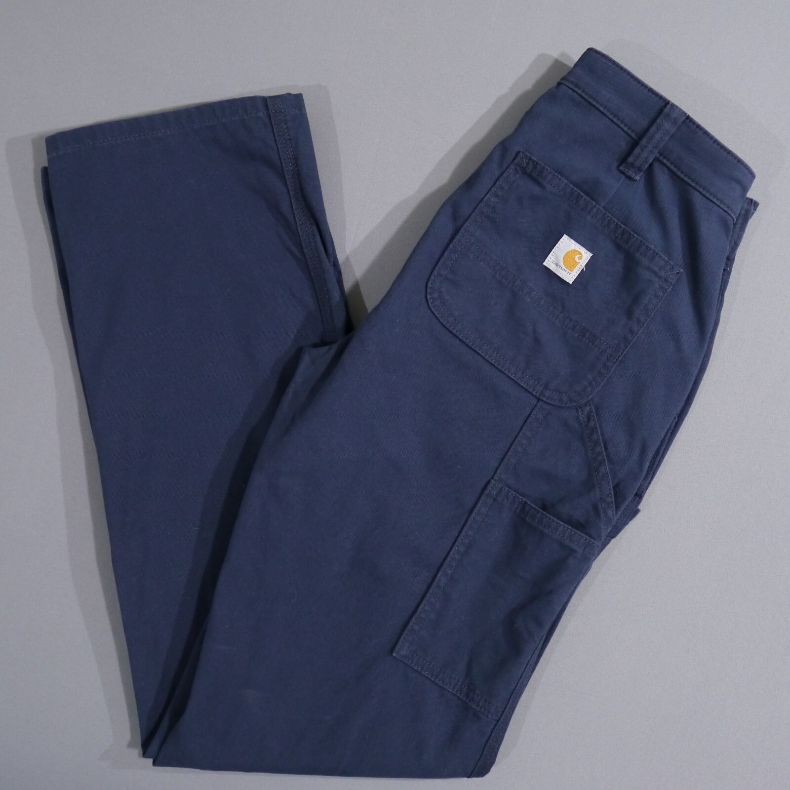 Carhartt Women's Rugged Flex Loose Fit Pants Nvy Blue #BN2080 Sz 2 Reg Workwear