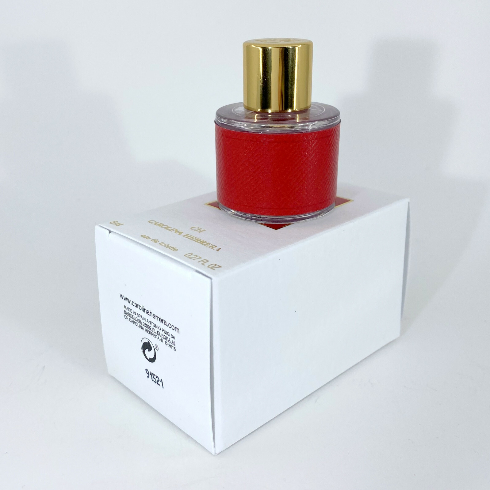 CAROLINA HERRERA CH EAU DE TOILETTE 8 ml. 0.27 fl.oz. MINIPERFUME NEW IN  BOX | eBay