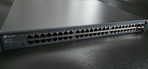 Tp-Link T1600G-52PS 48-Port Gigabit Smart POE+ Switch w/ Rack Ears, Power Cord