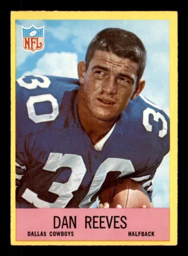 1967 Philadelphia Football #58 Dan Reeves EX/MT *e4