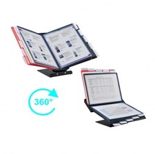 OfficeForce Sichttafelsystem A4 mit 10 Sichttafeln Wand-oder Tischmontage