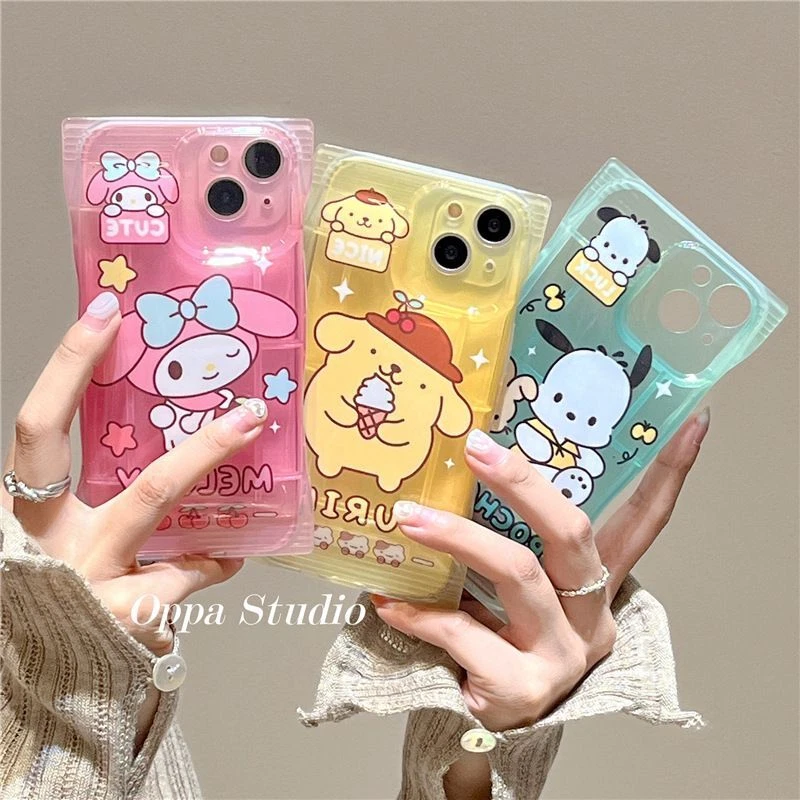 Sanrio Hello Kitty My Melody Kuromi Cinnamoroll Cartoon Phone Case For iPhone
