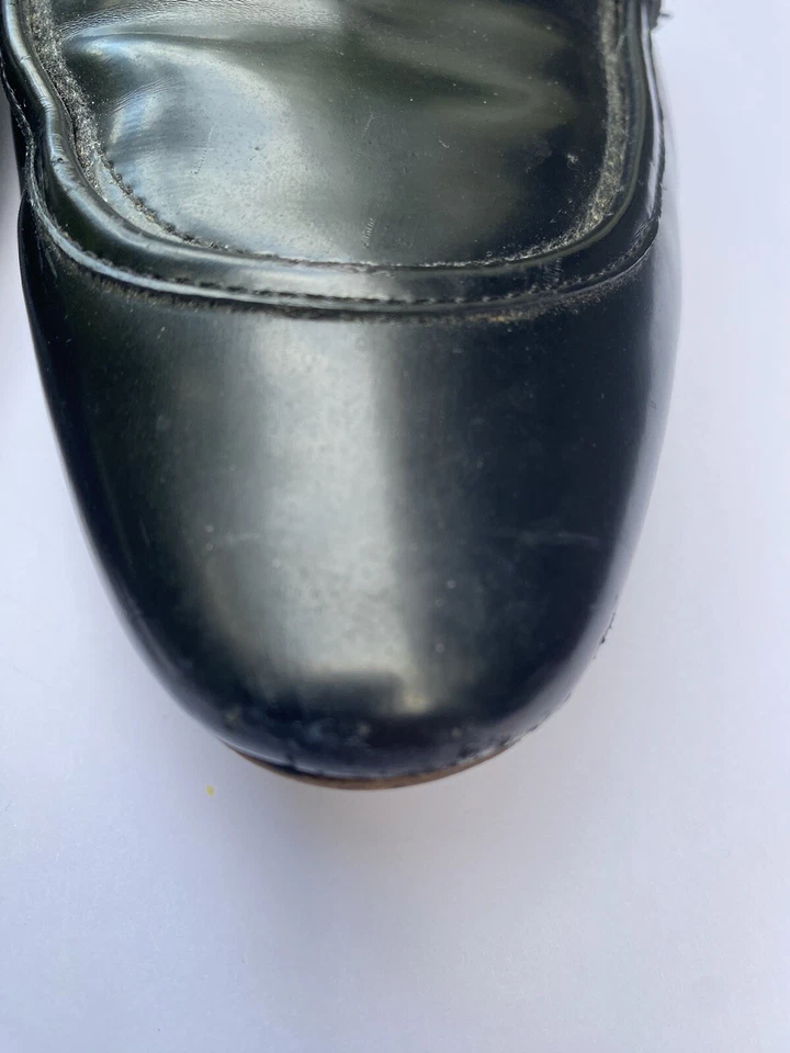 Mocasines ZARA negros con labios rojos damas talla 7,5 EE. UU. 38 UE Foto 4 de 4