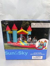 Sun & Sky Jump Castle with electric air blower