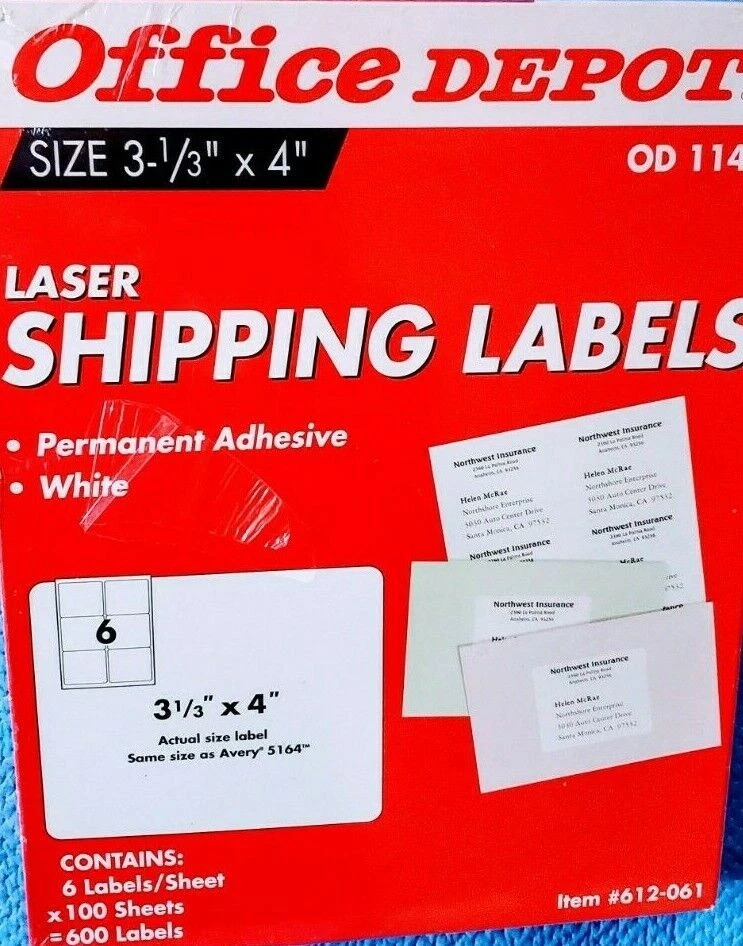 Office depot labels deals