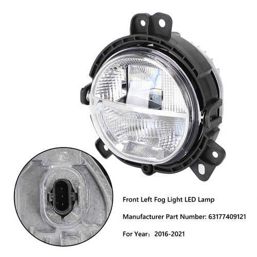 Front Bumper Left Fog Light 63177409121 For BMW Mini Countryman F60 2016-21. - Picture 2 of 9