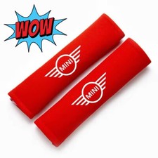 MINI Cooper Countryman Accessories Pair X2 Car Seat Belt Adjustable Shoulder Pad