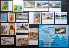 DJIBOUTI petit lot de timbres neufs sans charnière**