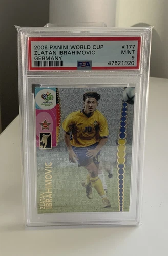 Zlatan Ibrahimovic 2006 Panini World Cup PSA 9
