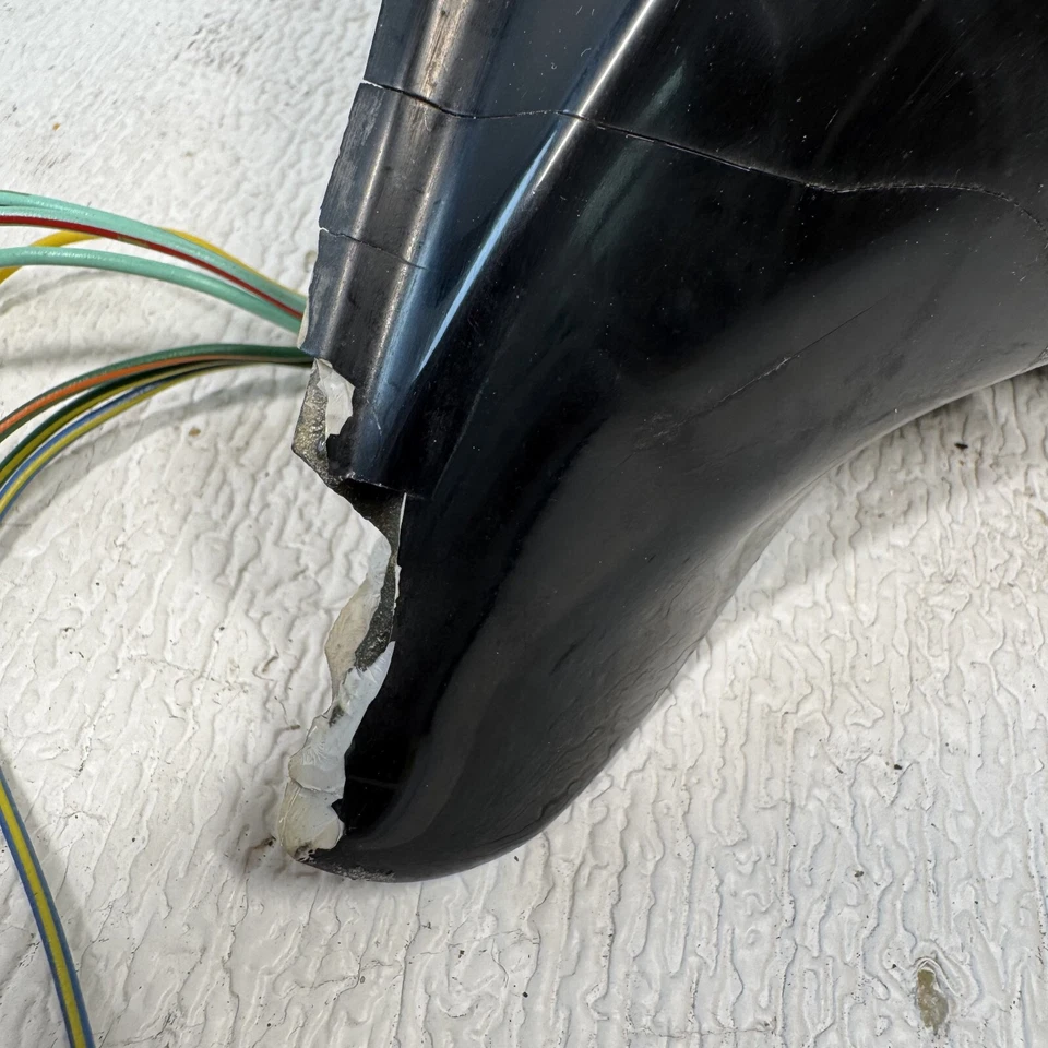 Espejo retrovisor lateral izquierdo Toyota Supra 1990-1993 lado del pasajero negro plegable  Foto 4 de 4