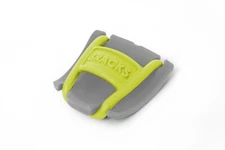 Laces Lock Bracks Shoelace clips, Pair Grey / Lime Keep Your shoe Laces Tied