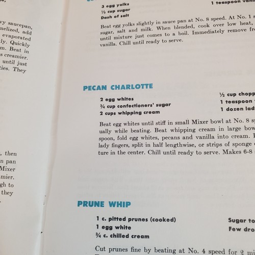 Vintage Electric Mixer Magic Recipe Book Cookies Cakes Desserts Waffles More - Picture 11 of 13