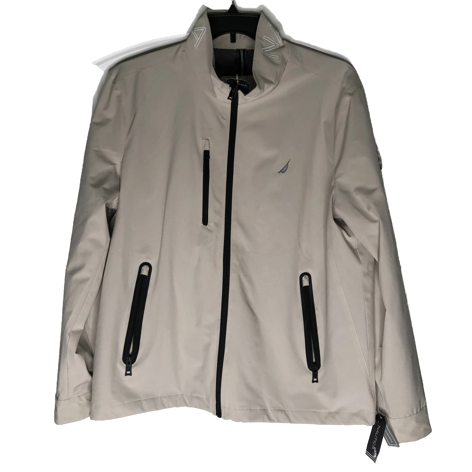 NAUTICA STRETCH DYNAMIC FIBER COMPOSITION MENS WATER RESISTANT JACKET SIZE XL