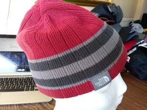 north face fleece lined beanie