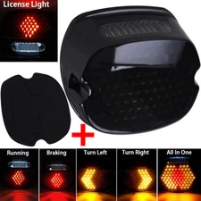 Smoked Lens LED Rear Brake Tail Light for Harley Touring Electra Glide Road King