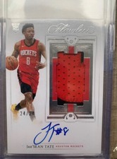 2020-21 Panini Flawless Vertical Patch Autographs Jae’Sean Tate 24/24