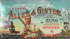 2016 Allen Ginter Base & Insert Singles
