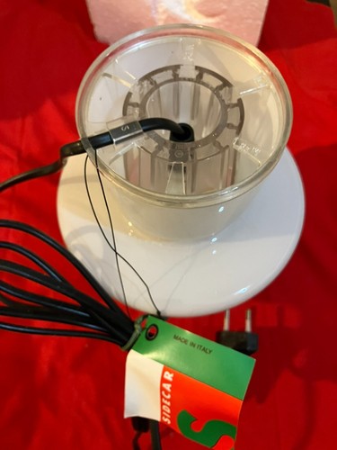 Lampada Bibi Mendini Artemide Sidecar bianco c/serigrafia nuova imballo original - Foto 2 di 10