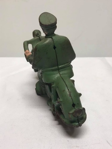 Antique Hubley Cast Iron Champion Motorcycle - Picture 6 of 9
