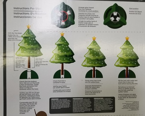 BLACK & DECKER REAL CHRISTMAS TREE SMART STAND RESERVOIR SZ EXTRA LARGE XL 11.5' - Picture 7 of 12