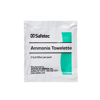 50 Pack of Ammonia Inhalant Towellette First Aid Emergency Survival Kits