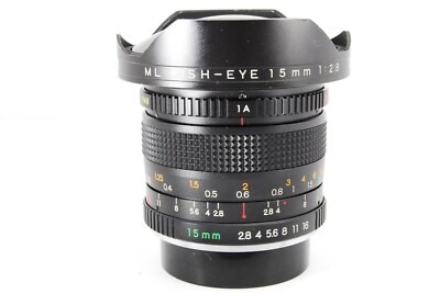 Yashica ML Fish-Eye 15mm F/2.8 Contax Yashica C/Y Mount Lens F/R 