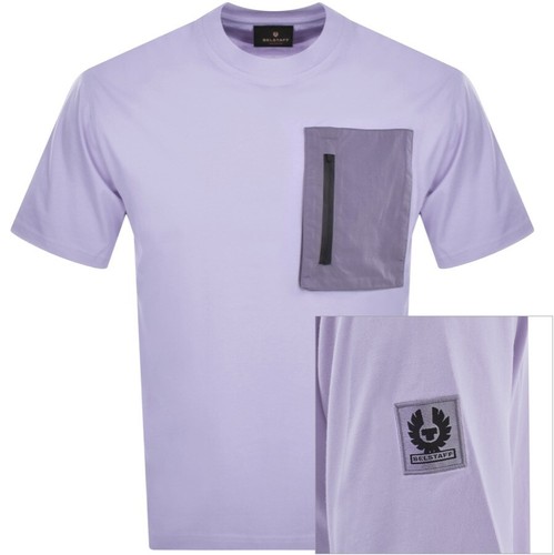 BELSTAFF STERN MILITARY CHEST POCKET CLASSIC T-SHIRT TEE CREW NECK SUMMER TOP - Picture 3 of 10