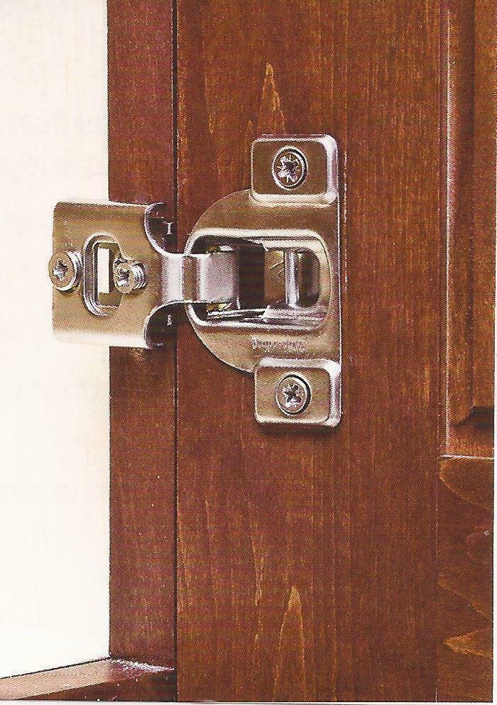 3/4" Overlay Self-close 6-Way Cam Adjustable Compact Hinge 8 mm Dowels 3390-6-00