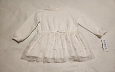 NWT Carter's Sweatshirt Tutu Dress Toddler Girl