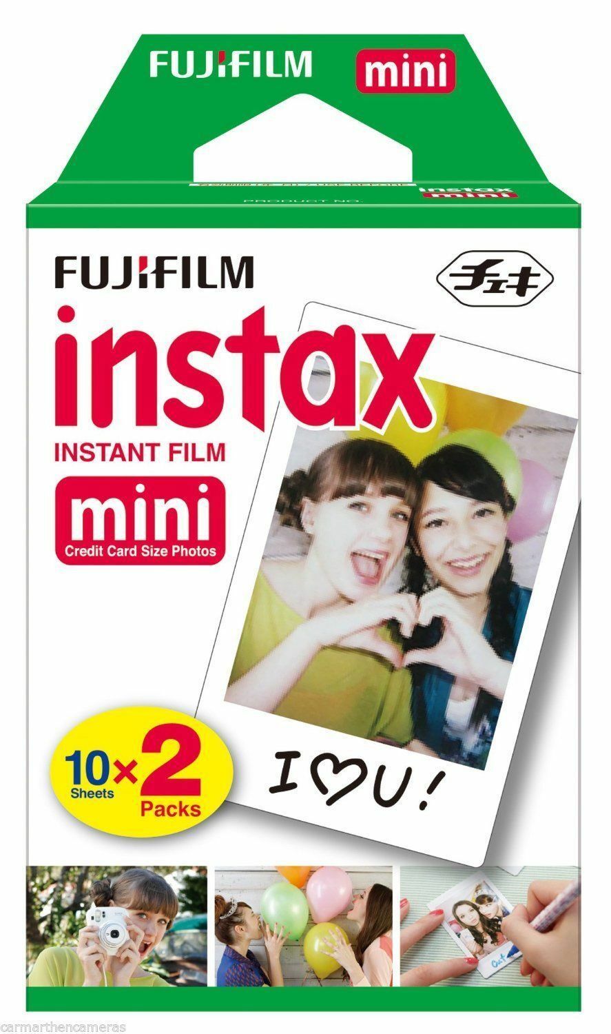 Fujifilm Fuji Instax Mini Colour Instant Film 2 x 10 Shot packs - 20 Shots