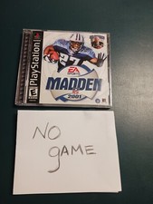 Madden NFL 2001 PS1 PlayStation 1 Case  Manual only
