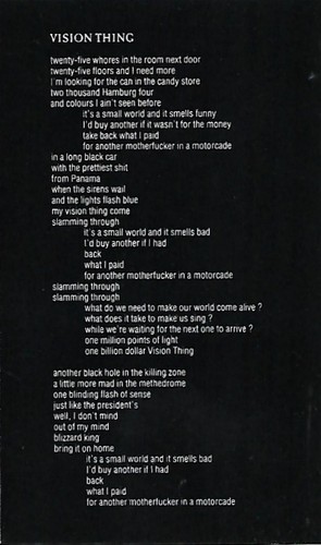 The Sisters Of Mercy Vision Thing CASSETTE ALBUM ROCK Goth - Picture 7 of 14