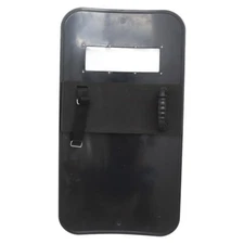 Portable Hand-Held Anti-riot Shield Security Protection Tool Black Lightweight