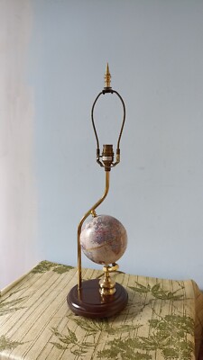 Vintage Replogle World Classic Serie Tischlampe World Made in USA