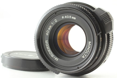 【 MINT++ 】 Minolta M Rokkor 40mm f2 Lens Late Model For CL CLE From JAPAN #2882