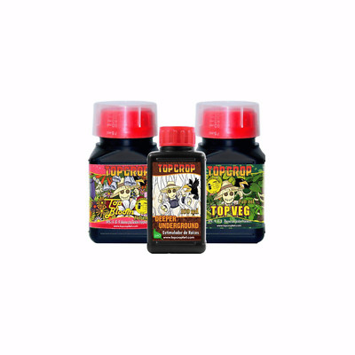 Top crop TriPack 2x250ml+100ml - komplettes Nährstoffset für Growbox