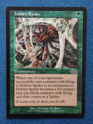 MTG 1x Hidden Spider LP Urza's Saga (multi available 2 3 4) Magic