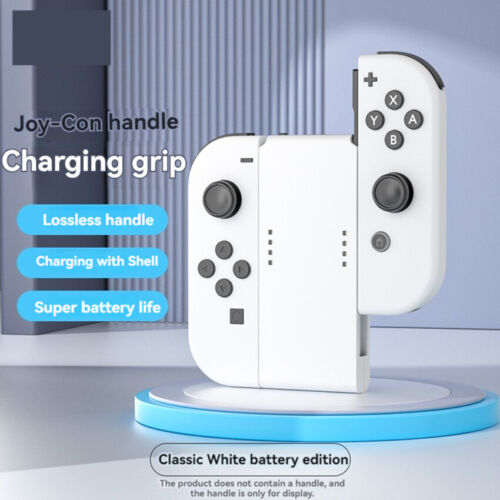 For Joy-Con Controller Charging Handle Grip Dual Joystick Charging Dock Holder - Picture 15 of 16