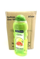 Spasoap Bodywash Gel 1 Case  6 Count Bottles In Case Lovely Feeling For Skin