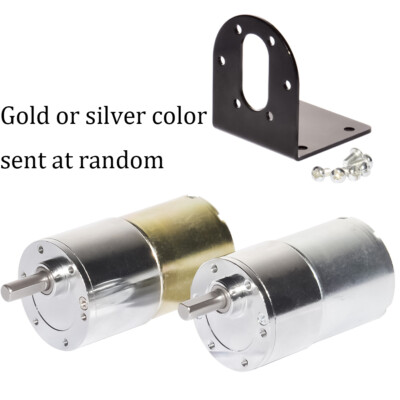 DC 12V 24V Getriebemotor 5RPM - 1000RPM Metall Getriebe Gleichstrom Elektromotor
