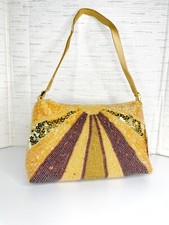 Ladies Evening Bag Bnwt Glass Crystal Beaded Satin Vintage, Retro, 1920s, 1910 