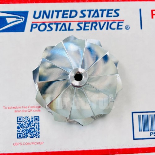 Billet Point Milled Turbo Compressor Wheel for G42-1200 Standard Rotation - Foto 2 di 6