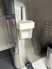 small  ice scoop with MAGNETIC holder white FREE SHIPPING