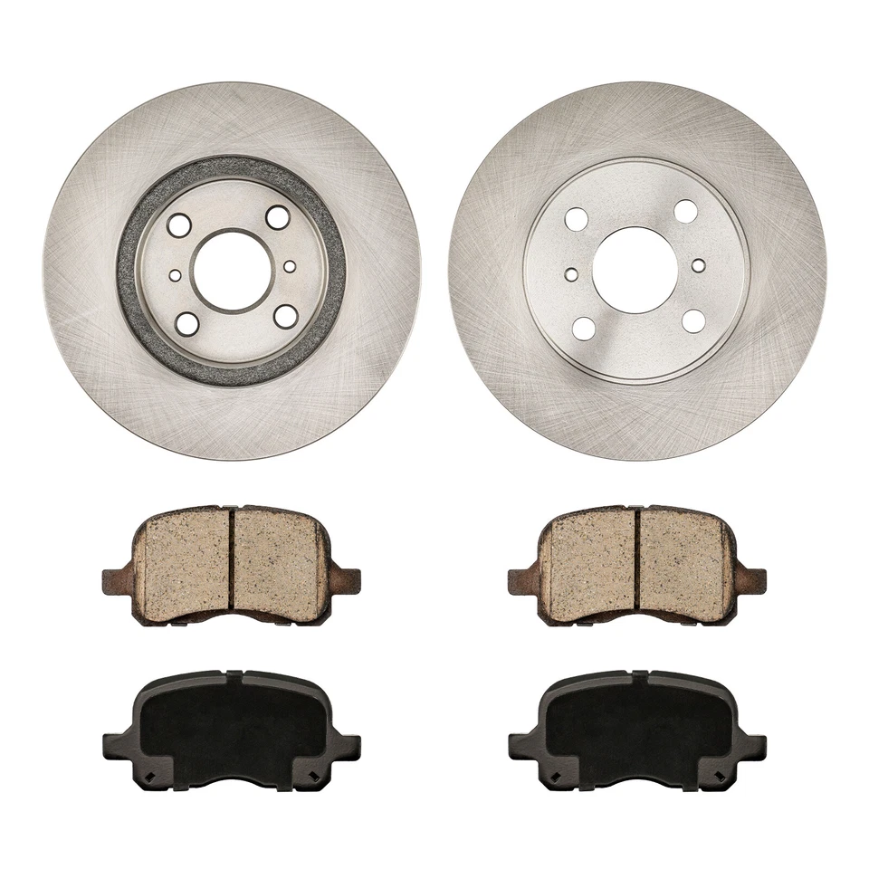 Front Brake Rotors & Pads For 1998-2002 Toyota Corolla 1998-2002 Chevrolet Prizm Foto 2 de 4