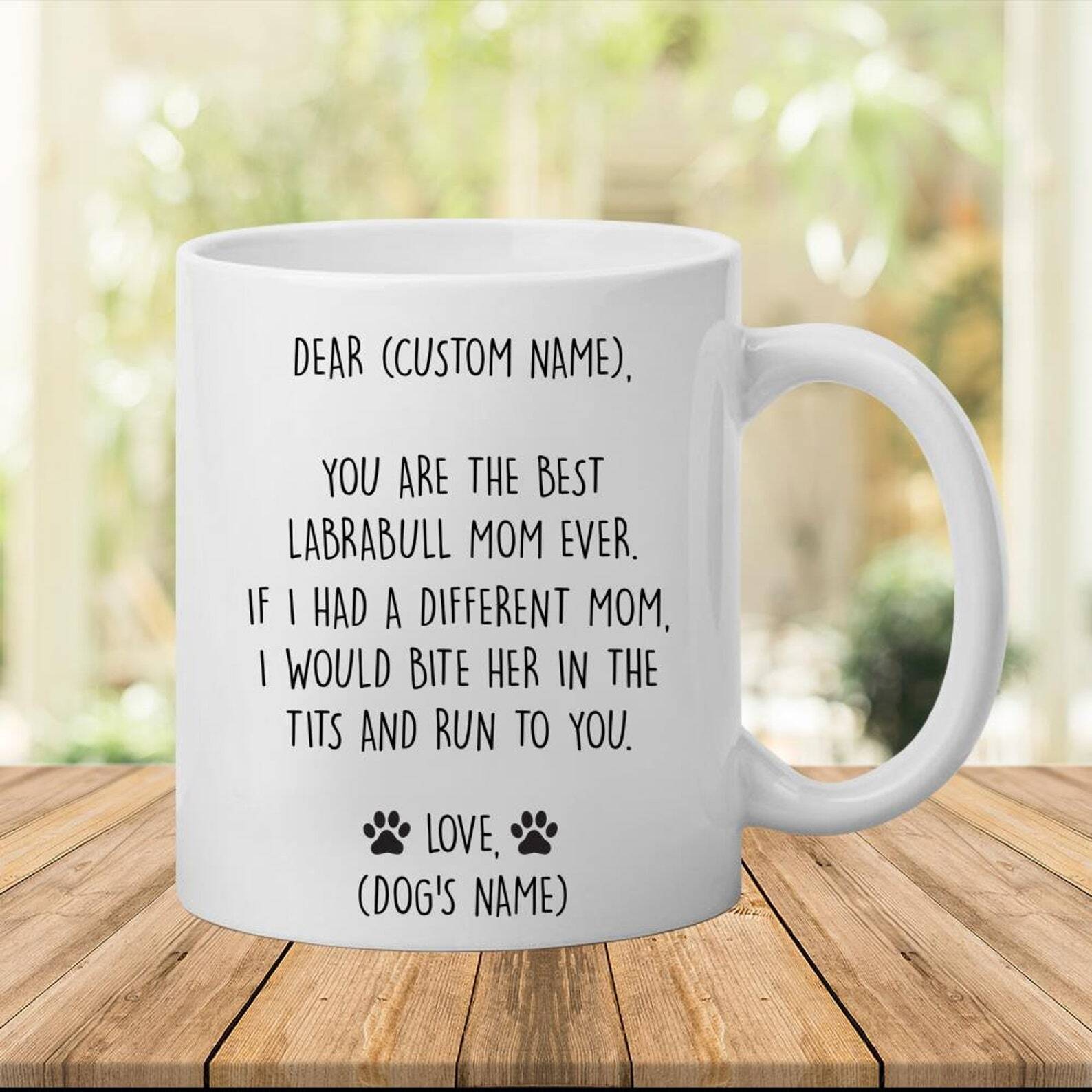 Labrabull Mug Best Labrabull Gift Funny Mug For Labrabull Mom Labrabull Gift For