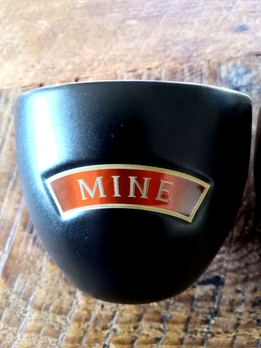 Baileys Irish Cream MINE and YOURS Set 2 Cups Coffee Liquor Ceramic Barware - Picture 9 of 17