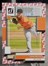 John Means 2022 Donruss Baseball One Hundred /100 #128 Baltimore Orioles