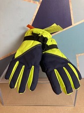 All in Motion Snow Sport Navy and Yellow Boys Ski Gloves